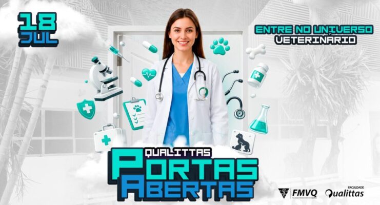 Faculdade Qualittas - Falta pouco para quem sonha em seguir carreira na Medicina Veterinária conhecer de perto a realidade da profissão. No próximo sábado, 18 de julho, a partir...